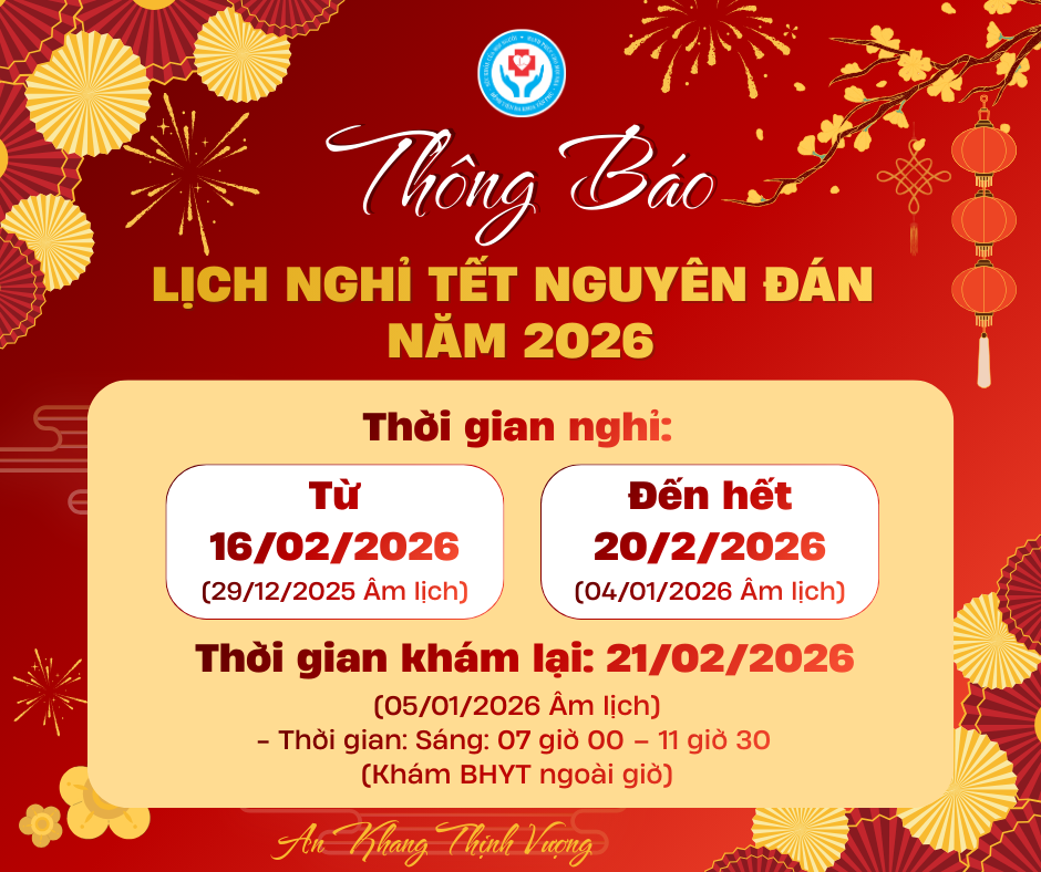 Thông báo nghỉ Tết nguyên đán 2026