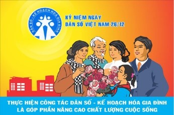 Tháng hành động quốc gia về dân số và ngày dân số Việt Nam (26/12/2021)
