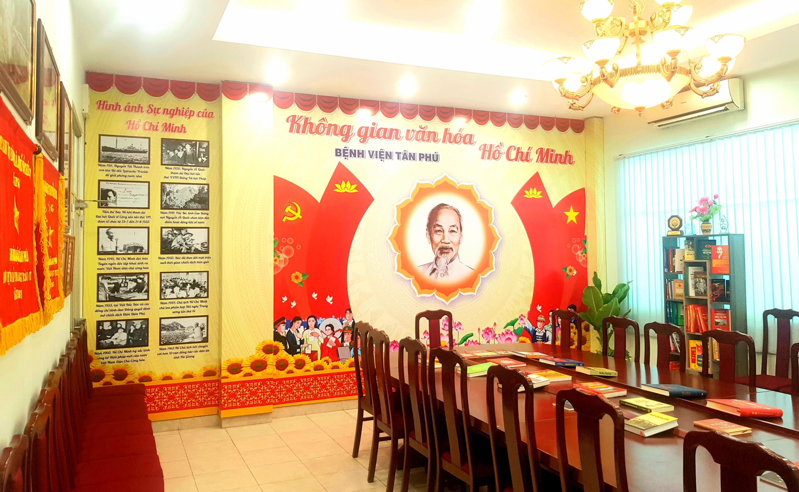 Không gian văn hóa Hồ Chí Minh  tại Chi bộ Bệnh viện quận Tân Phú
