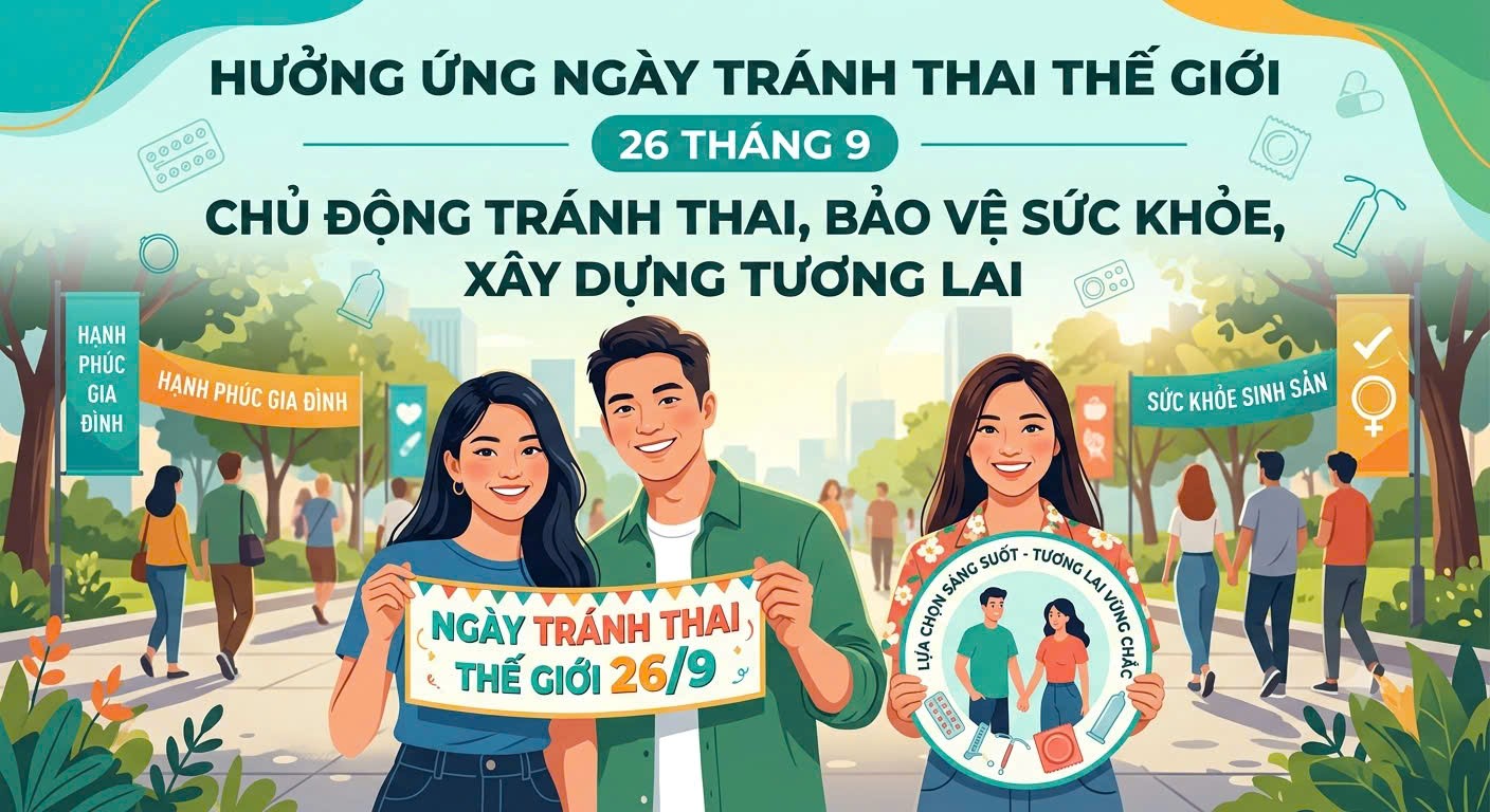 HƯỞNG ỨNG NGÀY TRÁNH THAI THẾ GIỚI (26/9)