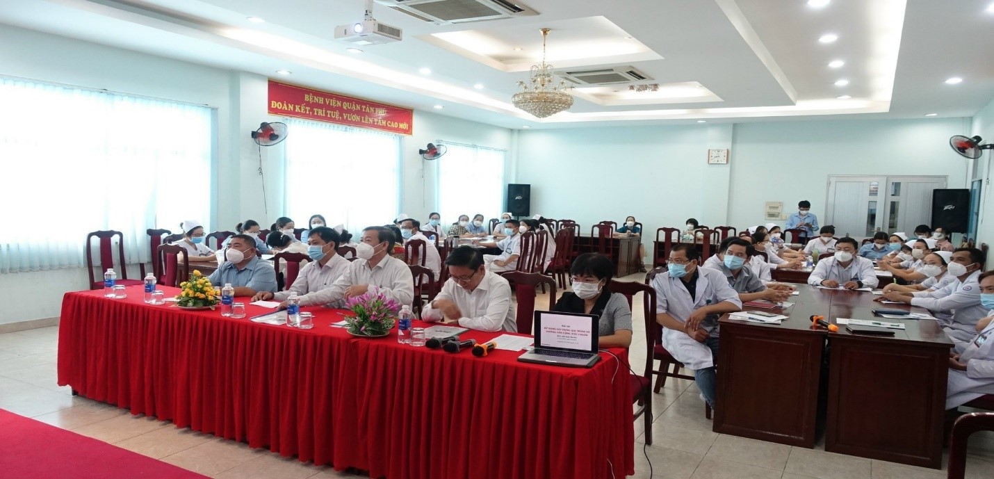 Bệnh viện Quận Tân Phú tổ chức lớp đào tạo  “ Kỹ năng biên soạn quy trình, hướng dẫn công việc chuẩn dành cho bệnh viện”
