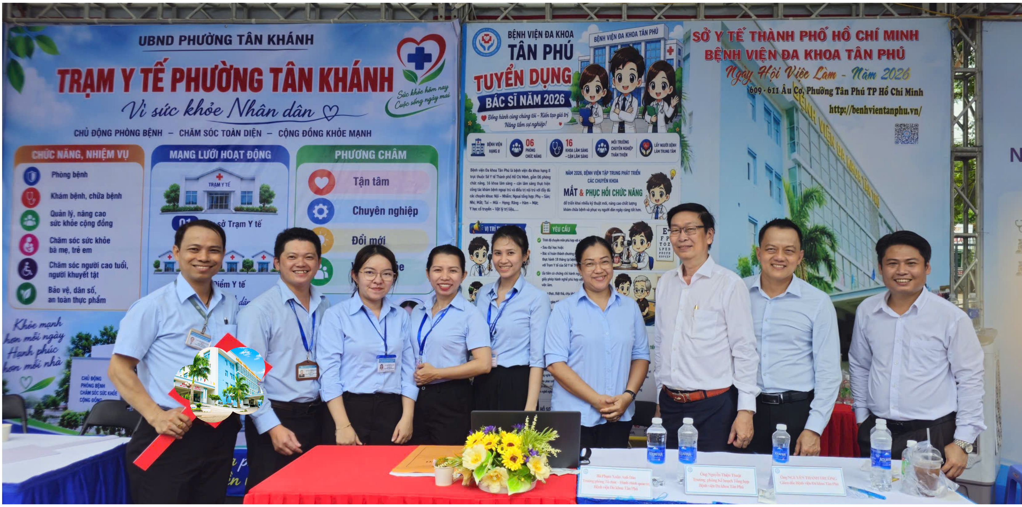 BỆNH VIỆN ĐA KHOA TÂN PHÚ KẾT NỐI BÁC SĨ TRẺ TẠI NGÀY HỘI VIỆC LÀM NGÀNH Y TẾ LẦN THỨ IV NĂM 2026