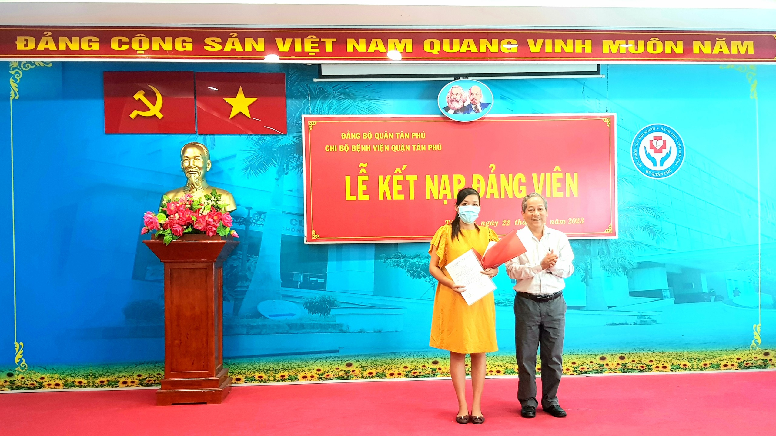 Lễ kết nạp Đảng viên của Chi bộ Bệnh viện Tân Phú