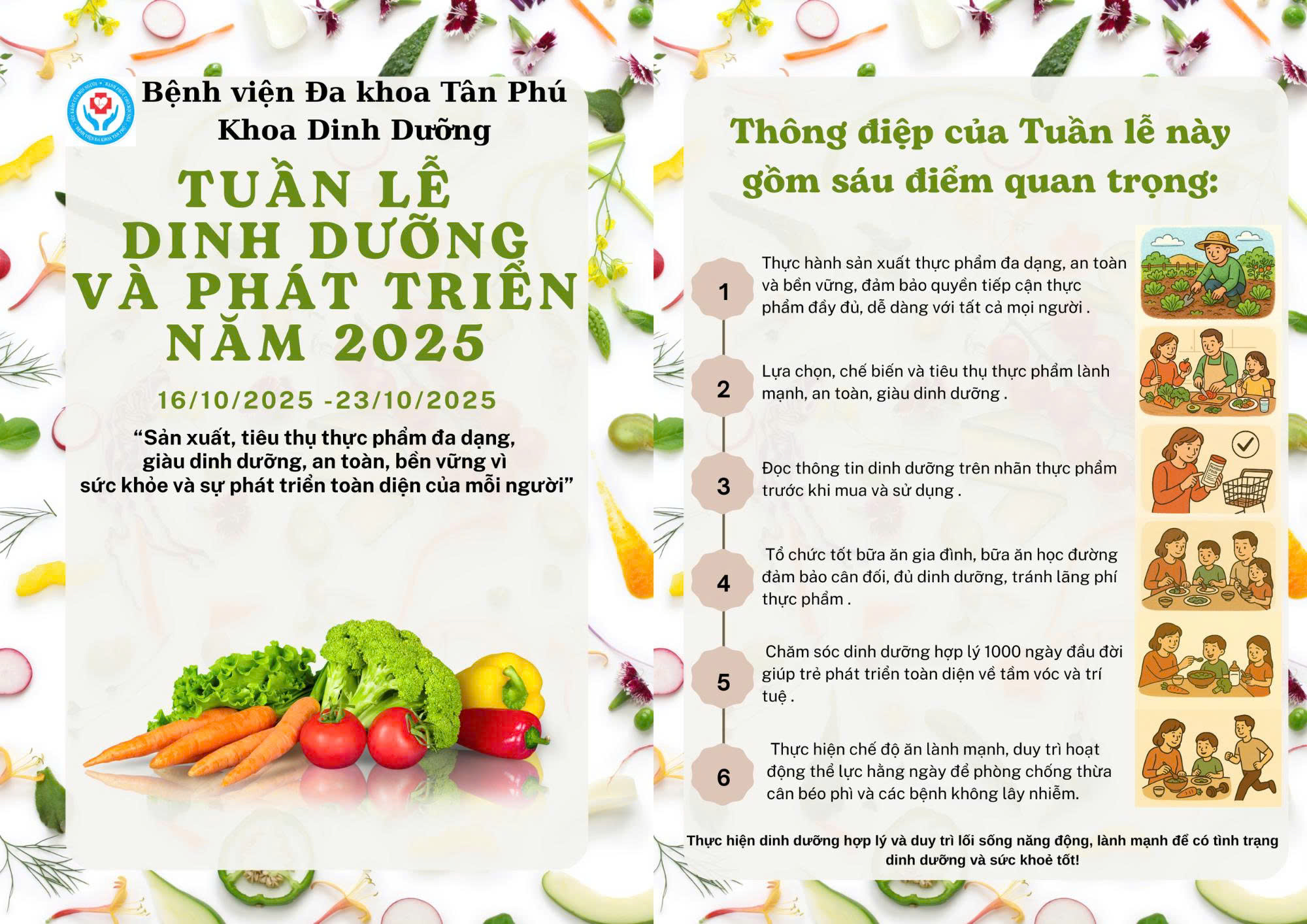 Tuần lễ Dinh Dưỡng và Phát triển năm 2025