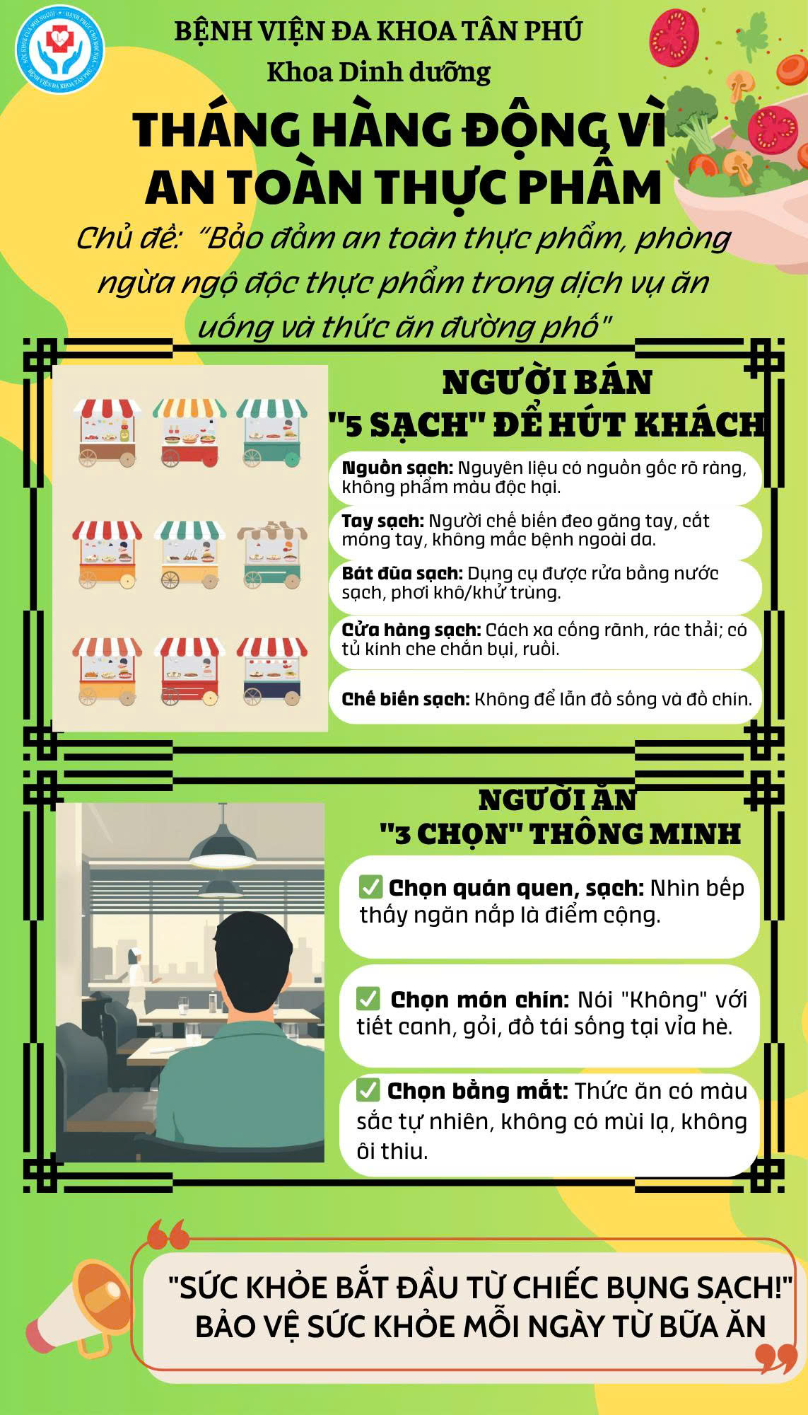 THÁNG HÀNH ĐỘNG VÌ AN TOÀN THỰC PHẨM 2026