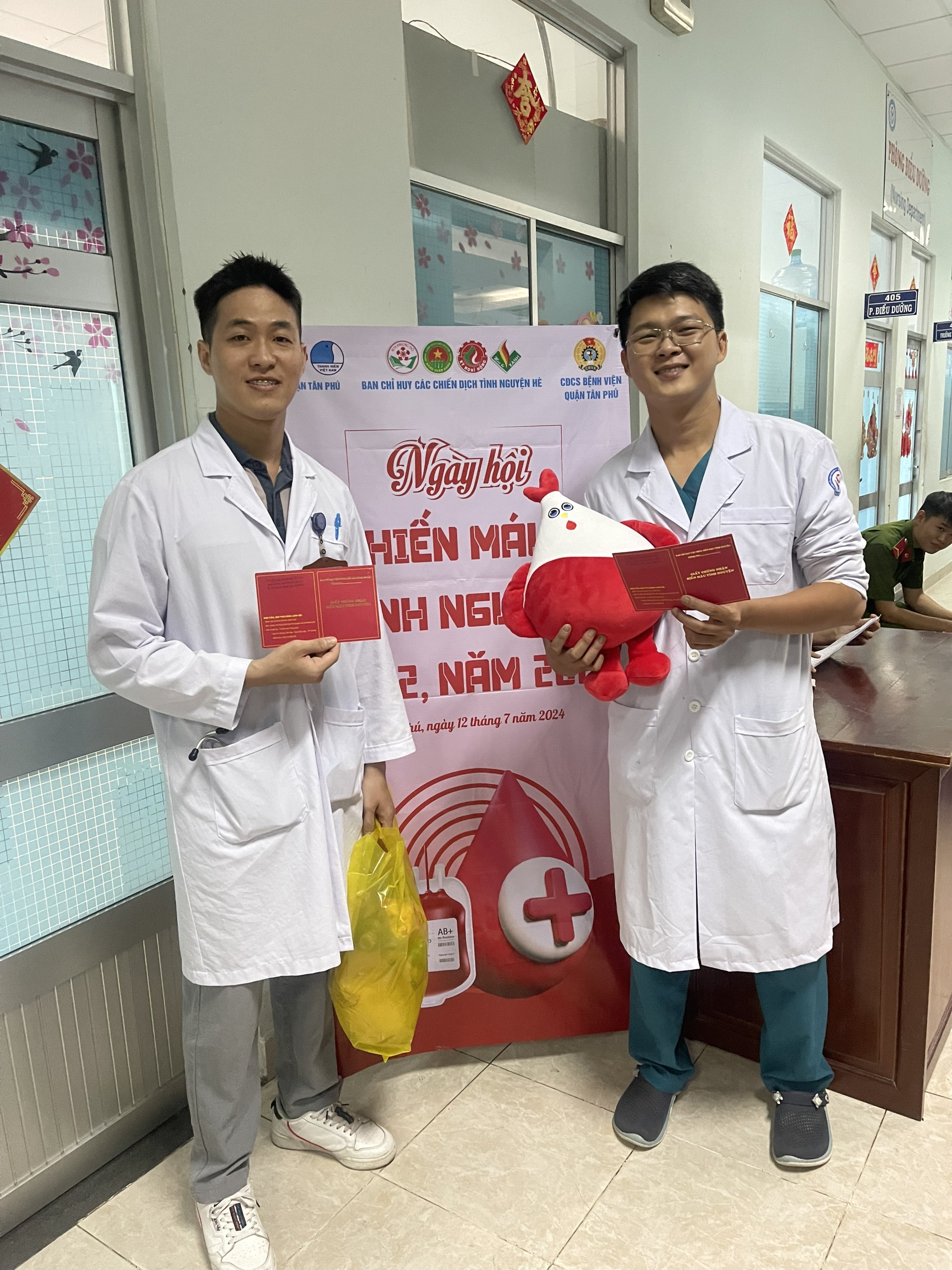 Ngày hội Hiến máu lần thứ 2- tại Bệnh viện quận Tân Phú