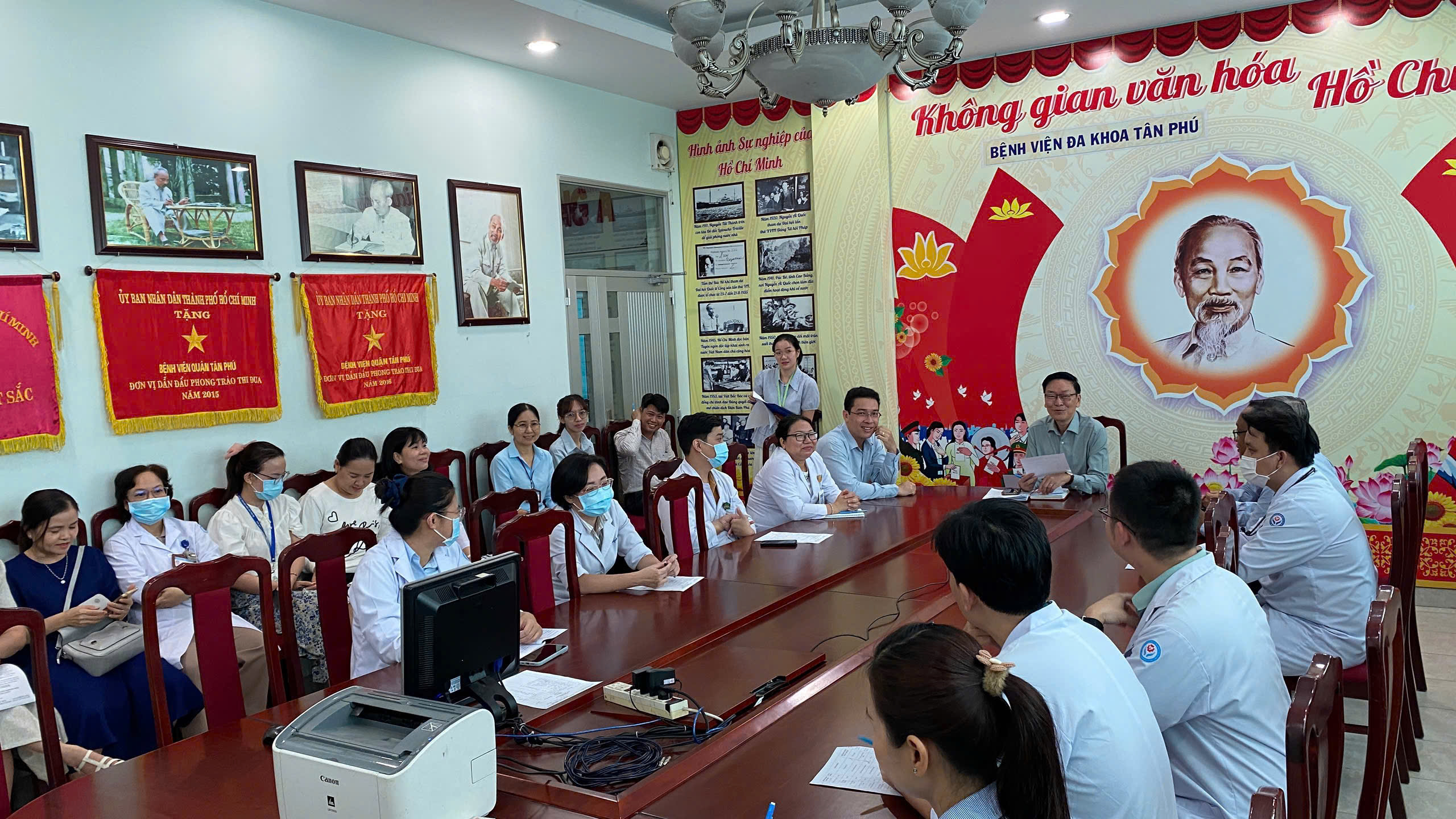 BỆNH VIỆN ĐA KHOA TÂN PHÚ TỔ CHỨC LỄ KÝ CAM KẾT  QUYẾT TÂM XÂY DỰNG MÔI TRƯỜNG Y TẾ KHÔNG KHÓI THUỐC LÁ