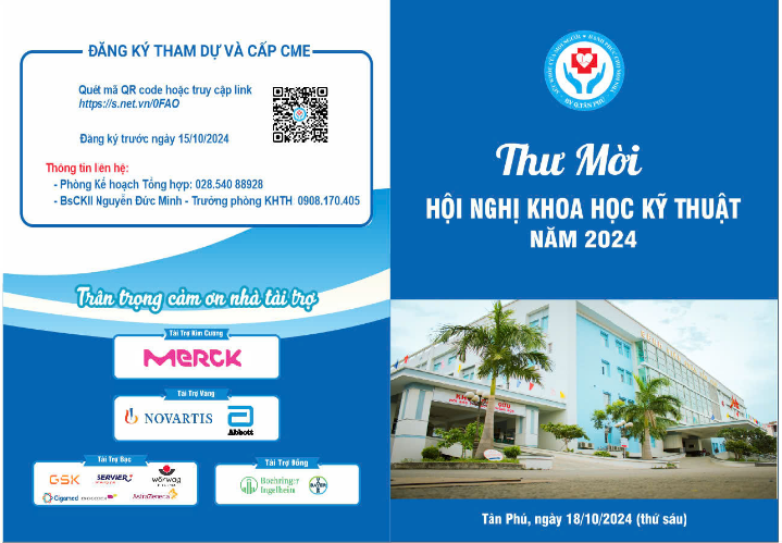 HỘI NGHỊ KHOA HỌC KỸ THUẬT BỆNH VIỆN QUẬN TÂN PHÚ NĂM 2024