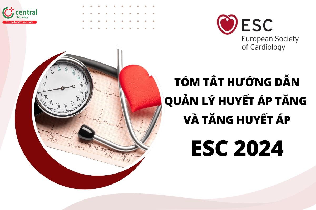 ĐIỂM MỚI VỀ QUẢN LÝ HUYẾT ÁP TĂNG VÀ TĂNG HUYẾT ÁP  TRONG ESC 2024 (phần 2)