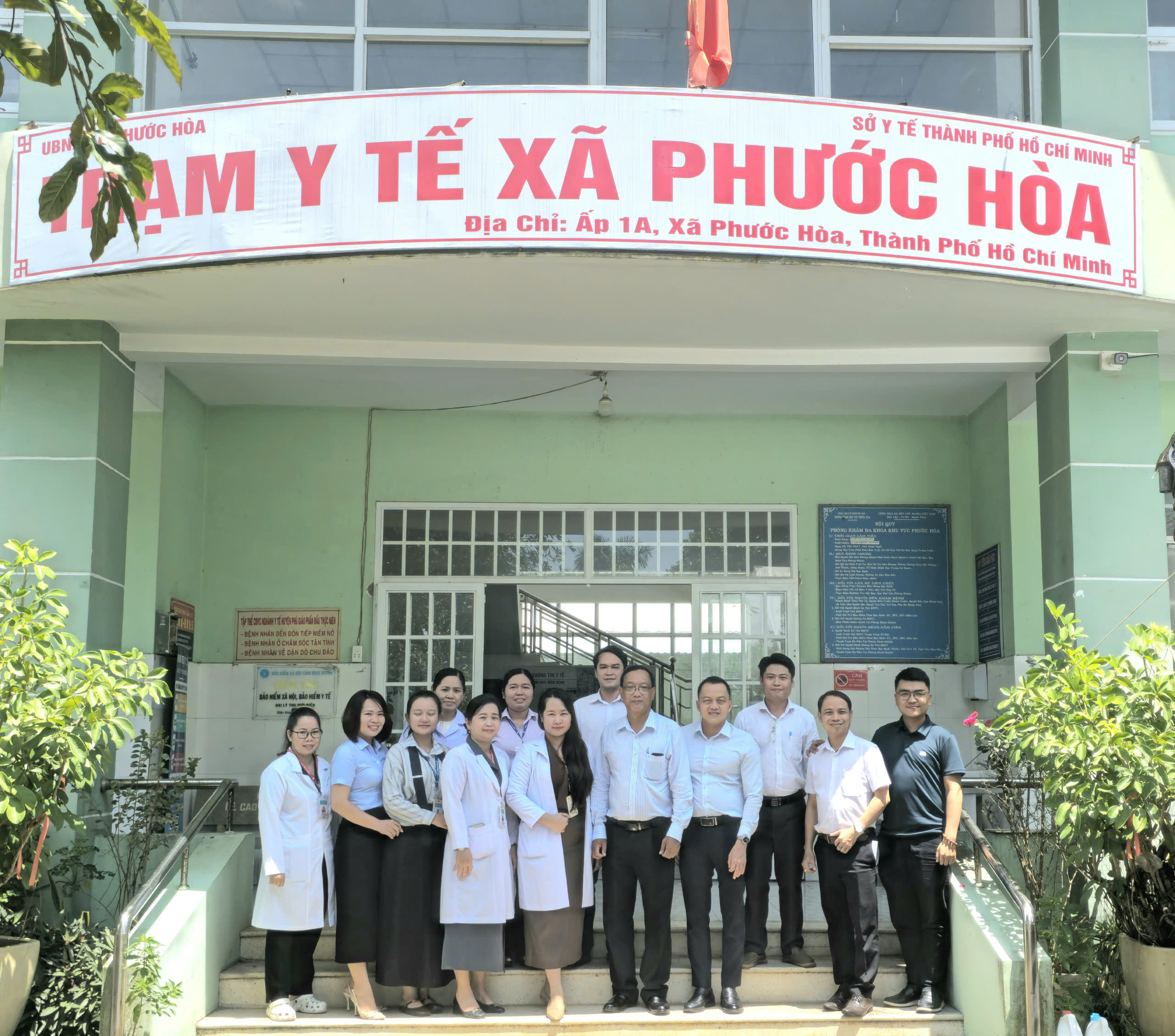Bệnh viện Đa khoa Tân Phú tổ chức 2 đoàn khảo sát các trạm y tế được Sở Y tế phân công hỗ trợ chuyên môn