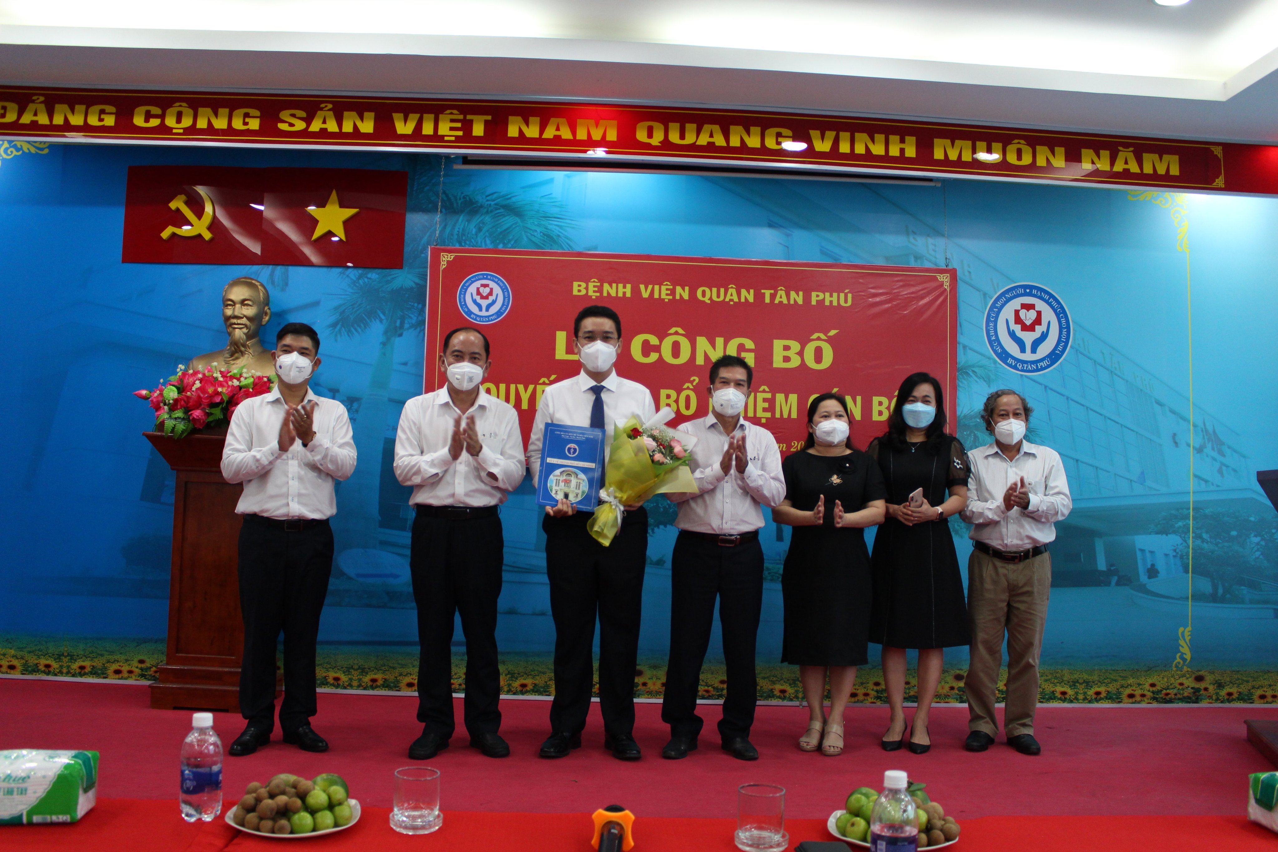 Lễ công bố quyết định bổ nhiệm Phó Giám đốc Bệnh viện quận Tân Phú