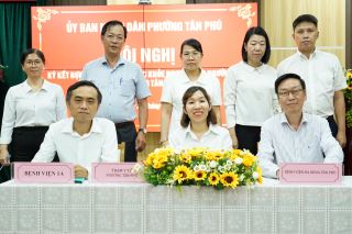 benh vien da khoa tan phu ky ket hop dong trien khai kham suc khoe toan dan tren dia ban phuong tan phu