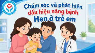 video huong dan tu van giao duc suc khoe cham soc tre benh hen.