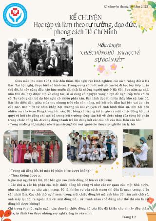 ke chuyen hoc tap va lam theo tu tuong dao duc phong cach ho chi minh